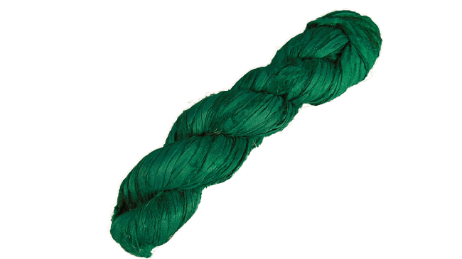 Sari zijdelint ocean-green