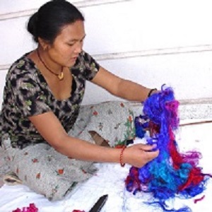 Sari making 1